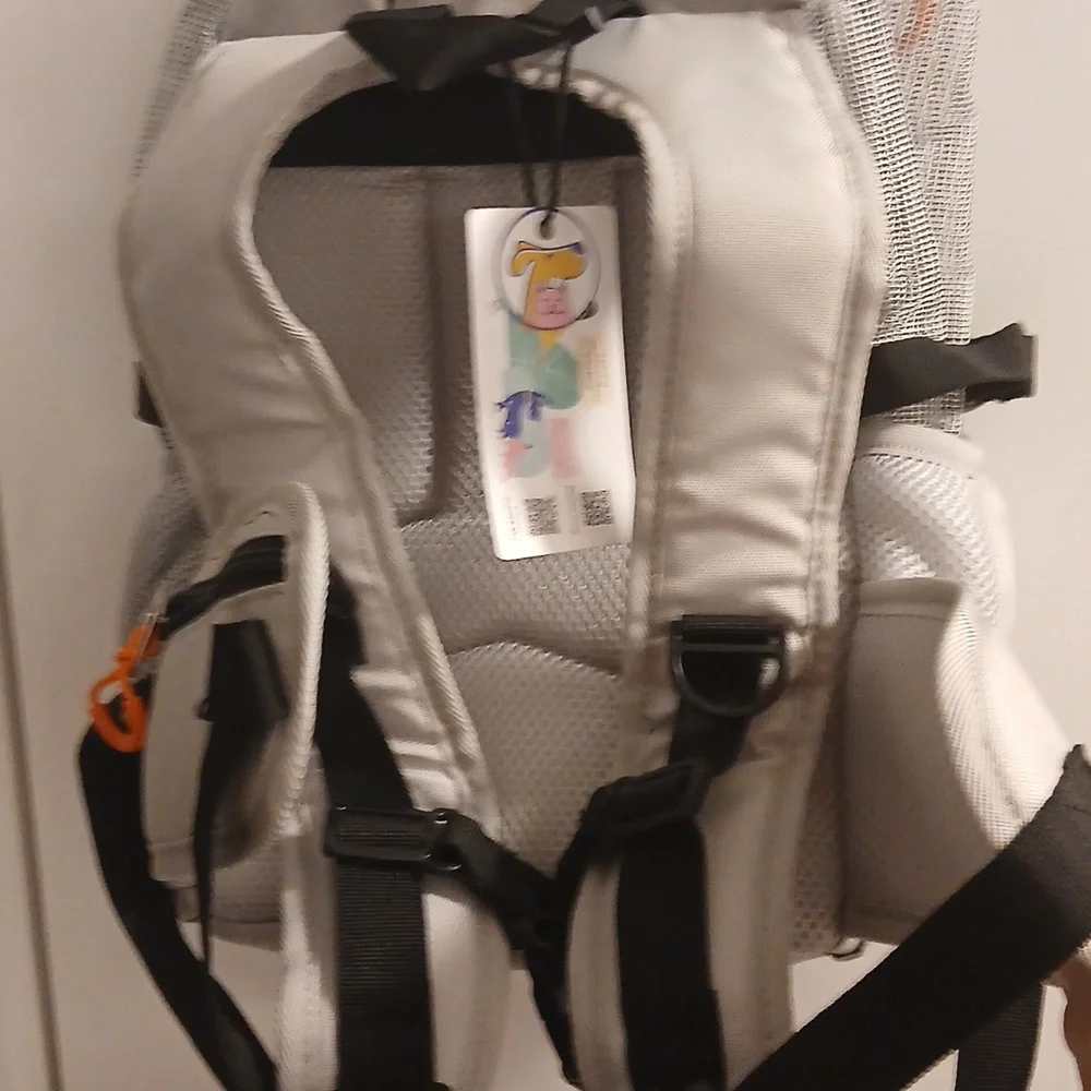 Pawaboo BackPack / Dog / Cat Carrier Black / Gray Brand New Opened Bag